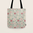 William Morris Vintage Cray Duck Egg Pink Tote Bag Gallery Image 1
