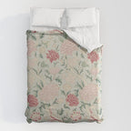 William Morris Vintage Cray Duck Egg Pink Duvet Cover Gallery Image 6
