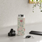 William Morris Vintage Cray Duck Egg Pink Water Bottle Gallery Image 4