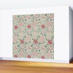 William Morris Vintage Cray Duck Egg Pink Wall Mural Gallery Image 2