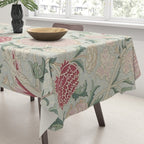 William Morris Vintage Cray Duck Egg Pink Tablecloth Gallery Image 3