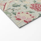 William Morris Vintage Cray Duck Egg Pink Welcome Mat Gallery Image 2