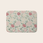 William Morris Vintage Cray Duck Egg Pink Bath Mat Gallery Image 1