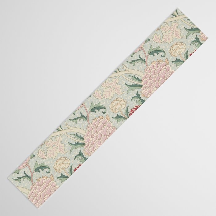 William Morris Vintage Cray Duck Egg Pink Table Runner Gallery Image 3