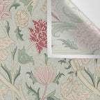 William Morris Vintage Cray Duck Egg Pink Wall Tapestry Gallery Image 3