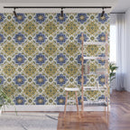 Tile floral nature Modern BY Wall Mural Gallery Image 1