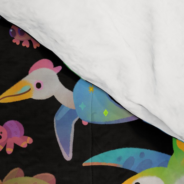 Jurassic baby - dark Comforter Gallery Image 4