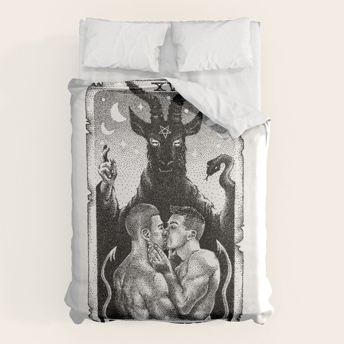 The Devil Tarot Duvet Cover Gallery Image 6