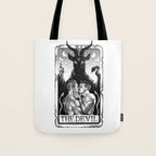 The Devil Tarot Tote Bag Gallery Image 1