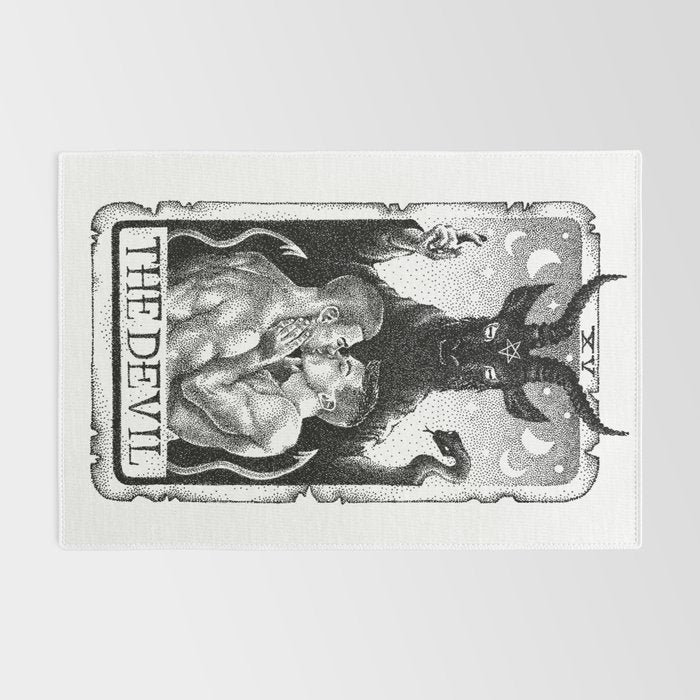 The Devil Tarot Rug Gallery Image 2