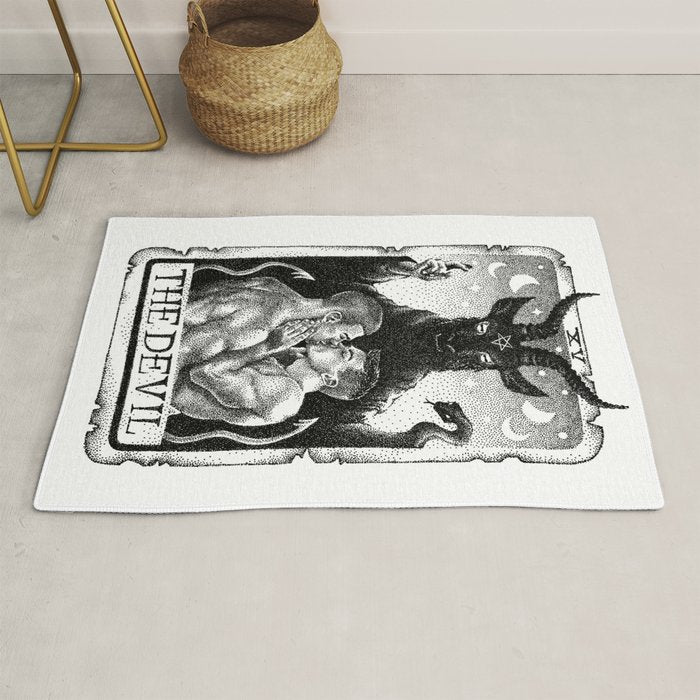 The Devil Tarot Rug Gallery Image 1