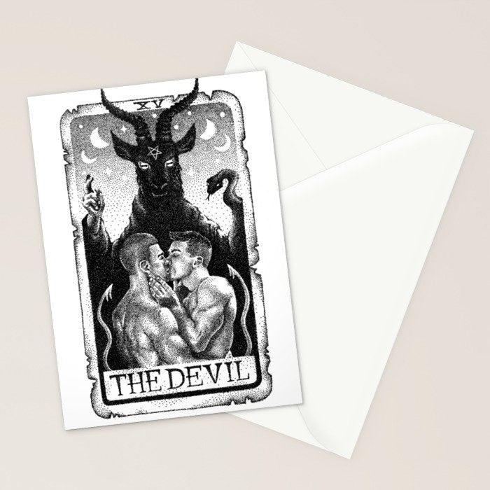 The Devil Tarot Stationery Card Gallery Image 2