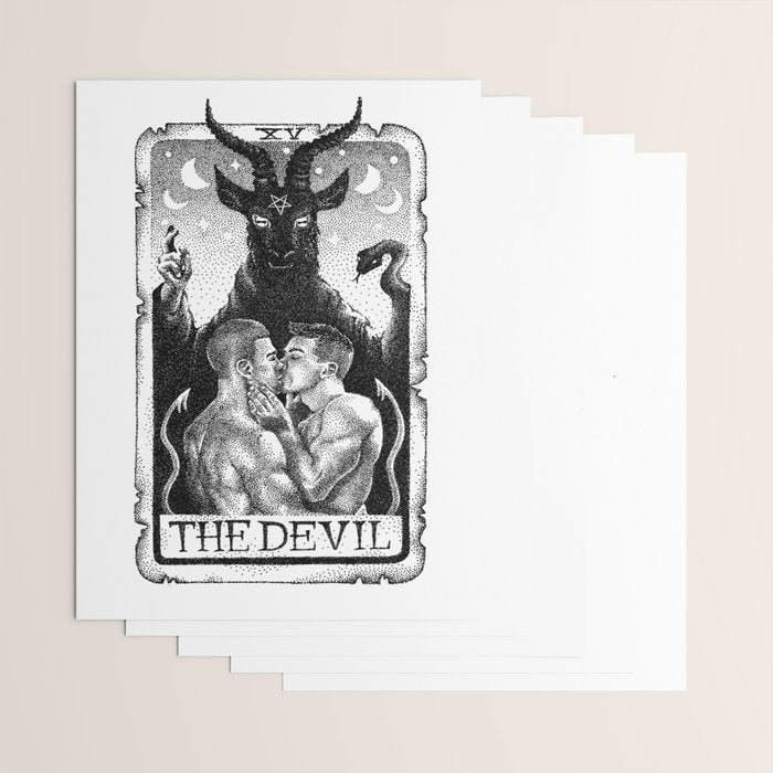 The Devil Tarot Wrapping Paper Gallery Image 3