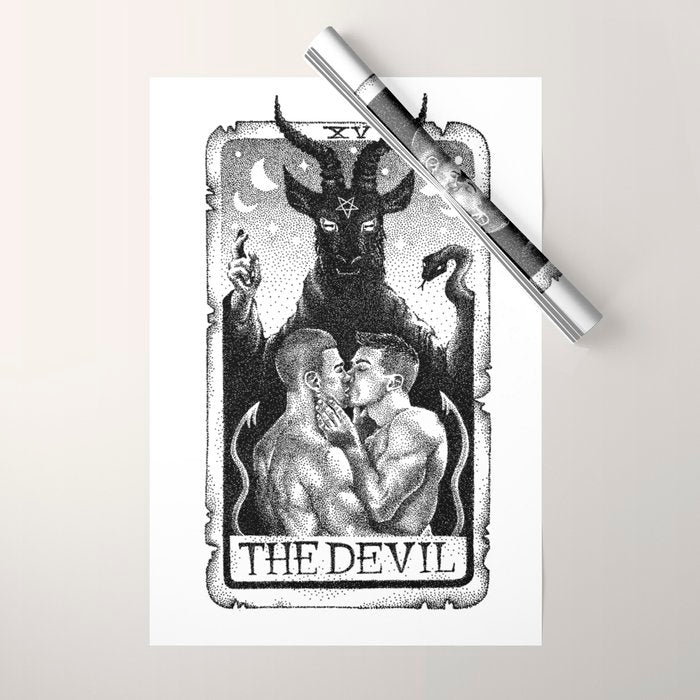The Devil Tarot Wrapping Paper Gallery Image 1
