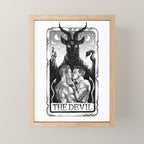 The Devil Tarot Mini Art Print Gallery Image 1