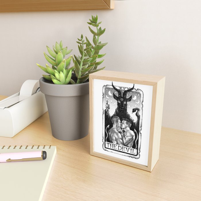 The Devil Tarot Mini Art Print Gallery Image 2