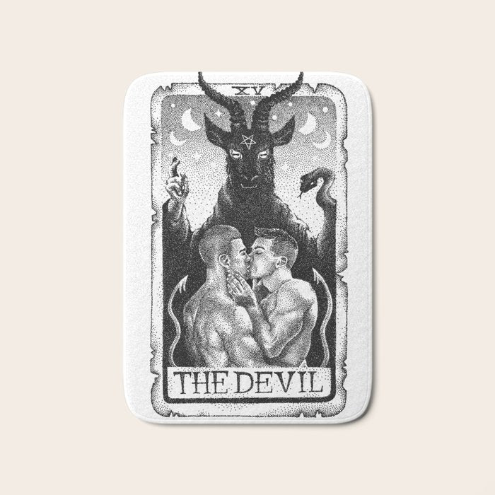 The Devil Tarot Bath Mat Gallery Image 1