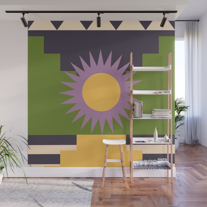 Geometric Abstraction 14 Wall Mural Gallery Image 1