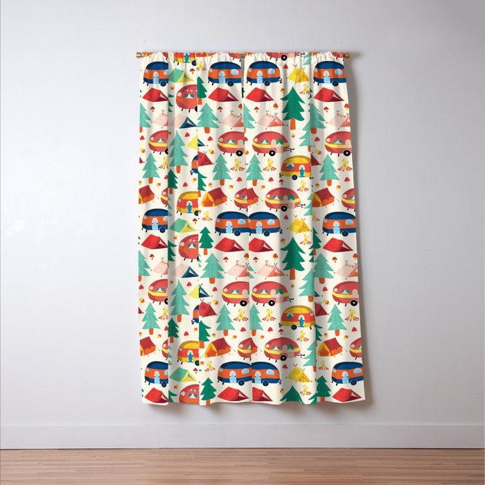 Let's go camping! Window Curtain Gallery Image 3