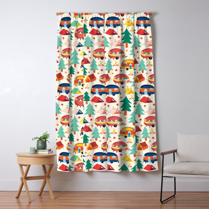Let's go camping! Window Curtain Gallery Image 5