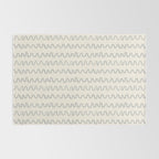 Watercolor Squiggly Lines - Blue Cream Rug Gallery Image 2