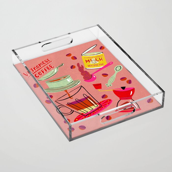 Vietnamese Coffee Acrylic Tray Gallery Image 1