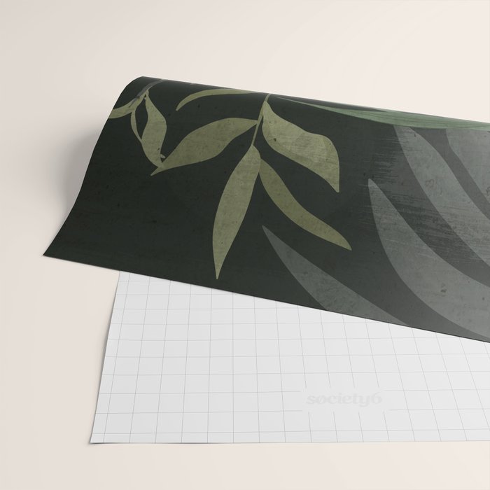 Night Tropical Jungle Wrapping Paper Gallery Image 2