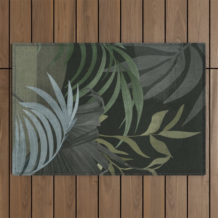 Night Tropical Jungle Outdoor Rug Gallery Image 1