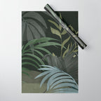 Night Tropical Jungle Wrapping Paper Gallery Image 1
