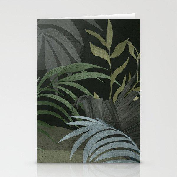 Night Tropical Jungle Stationery Card Gallery Image 1