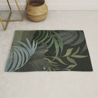 Night Tropical Jungle Rug Gallery Image 1