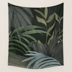 Night Tropical Jungle Wall Tapestry Gallery Image 4