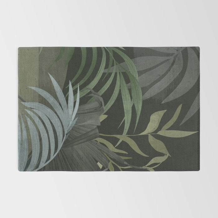 Night Tropical Jungle Rug Gallery Image 2