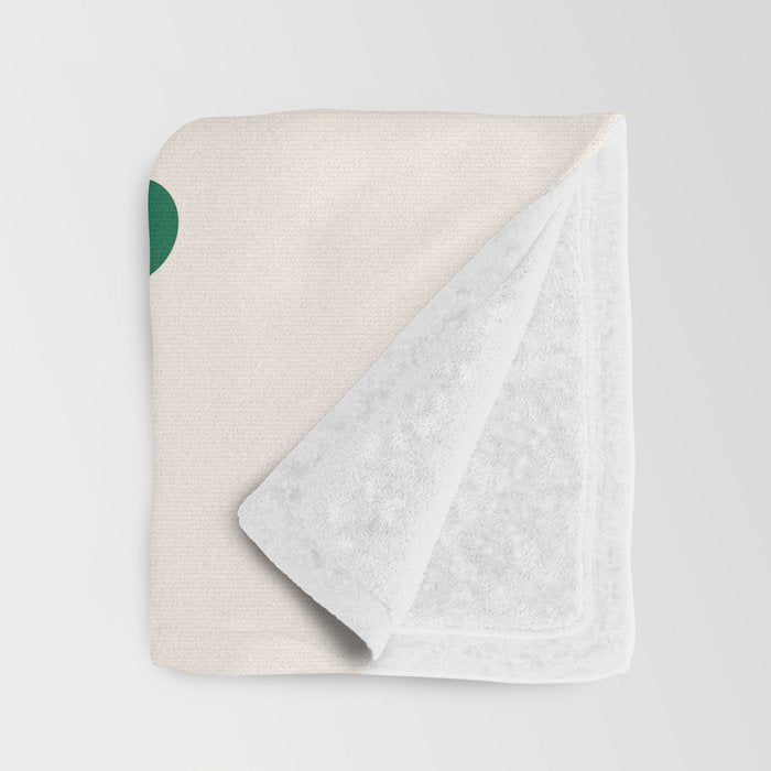 Cheers. Cocktails and Drinks in Green And Linen White Throw Blanket Gallery Image 3