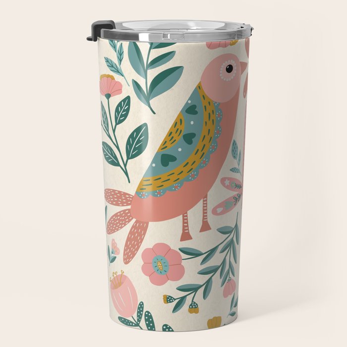 twin birds Travel Mug Gallery Image 3