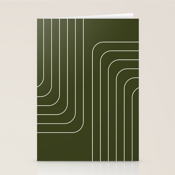 Searching (Olive Green) Stationery Card Gallery Image 2