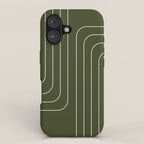 Searching (Olive Green) iPhone Case Gallery Image 1