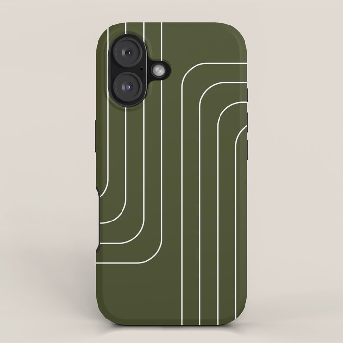 Searching (Olive Green) iPhone Case Gallery Image 1