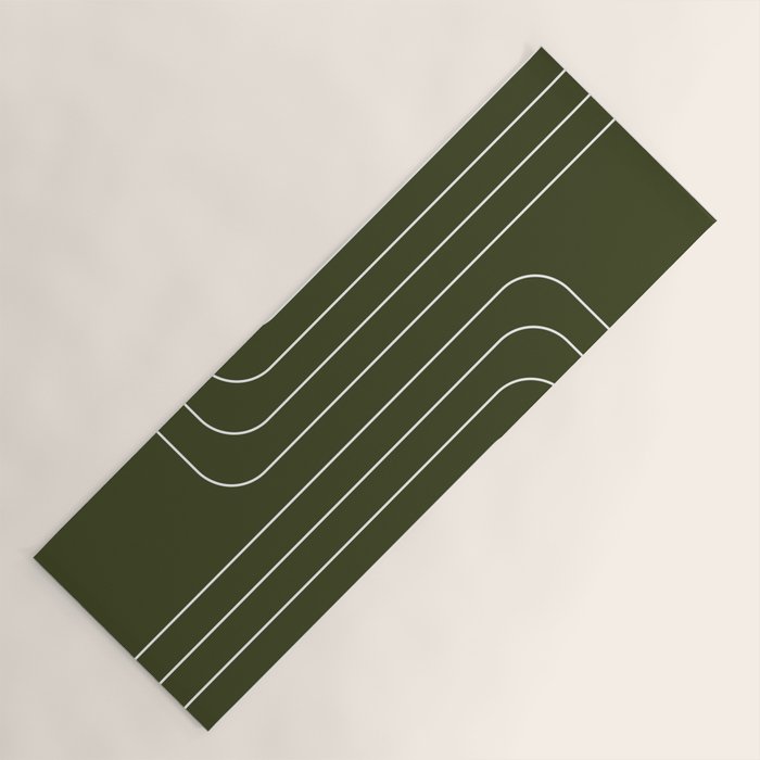 Searching (Olive Green) Yoga Mat Gallery Image 1