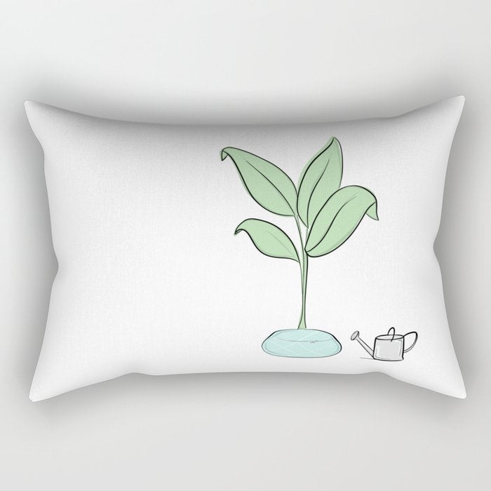 Oh, Plant. Rectangular Pillow Gallery Image 1