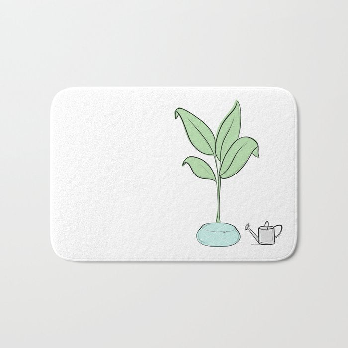 Oh, Plant. Bath Mat Gallery Image 1