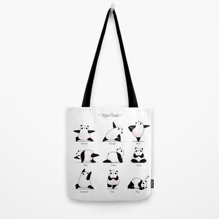 Yoga Panda II Tote Bag Gallery Image 2