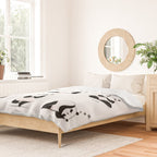 Yoga Panda II Duvet Cover Gallery Image 2