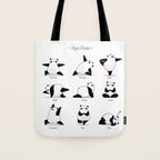 Yoga Panda II Tote Bag Gallery Image 1