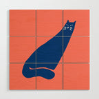 Cat in the wind Wood Wall Art Gallery Image 1