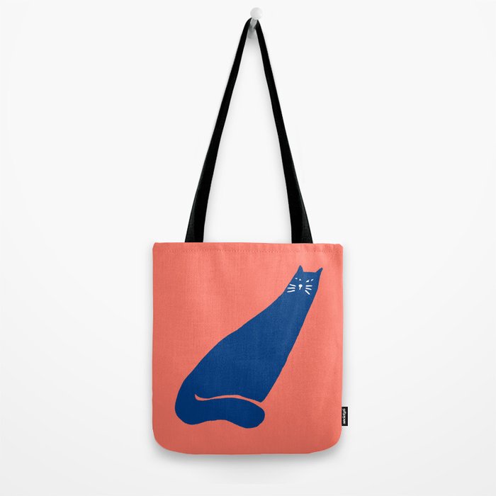 Cat in the wind Tote Bag Gallery Image 2