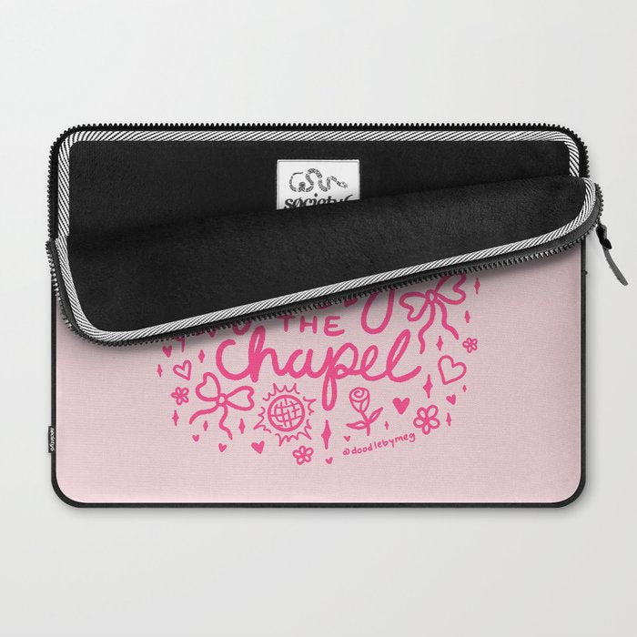 Going to the Chapel in Pink Laptop Sleeve Gallery Image 2