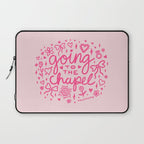 Going to the Chapel in Pink Laptop Sleeve Gallery Image 1