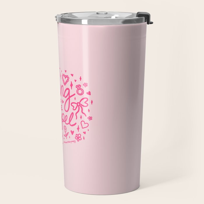 Going to the Chapel in Pink Travel Mug Gallery Image 2