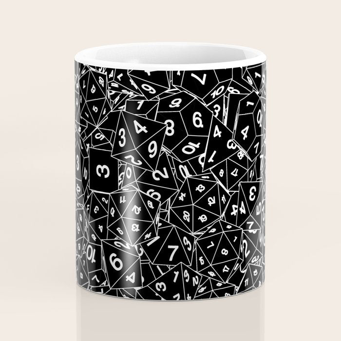 Dungeon Master RPG Gamer Dice Coffee Mug Gallery Image 4